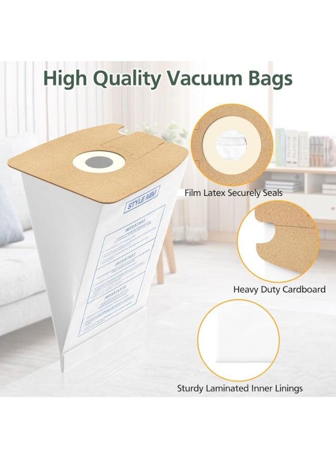 سيوسي Vacuum Bags for Mighty Mite, HEPA Filter Bags for Canister Vacuums, Style MM Replacement Bags Compatible with 3670/3680 Series, Fits Part 60295-60295C & 60296/60297A (10-Packs) - Image 3